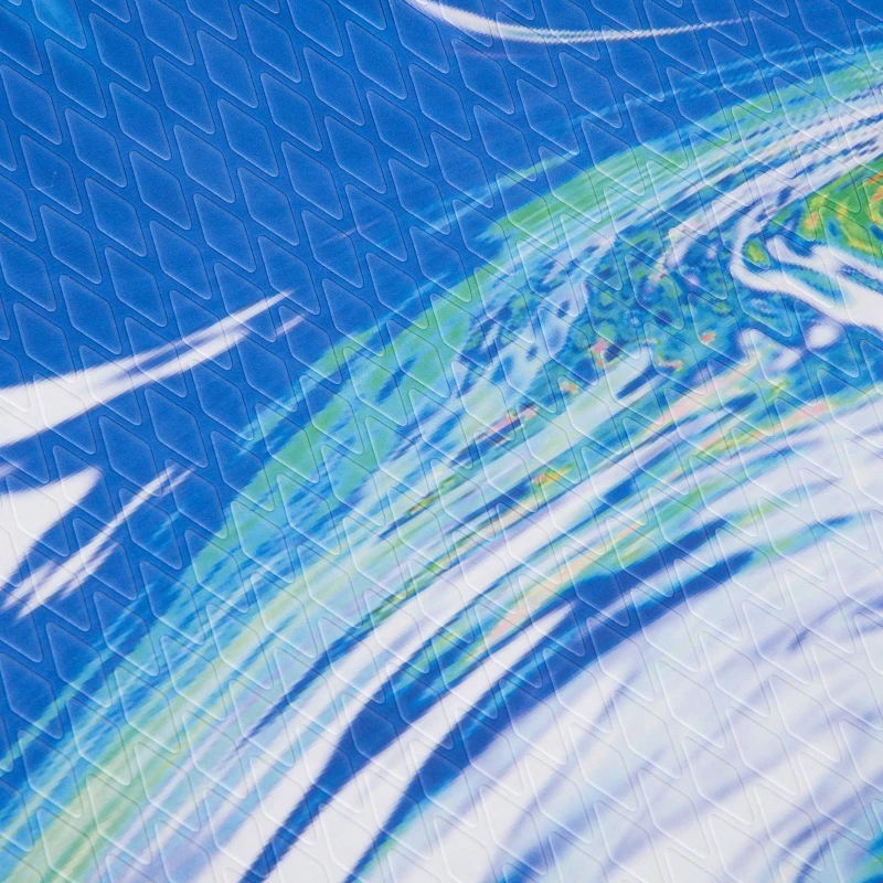 Outsunny Planche de stand up paddle gonflable, pagaie en aluminium réglable, planche antidérapante avec accessoires et sac de transport, dim. 320L x 76l x 15H cm, bleu et blanc