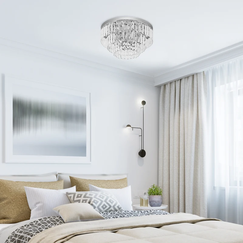 HOMCOM 122 Crystallite Ceiling Chandelier