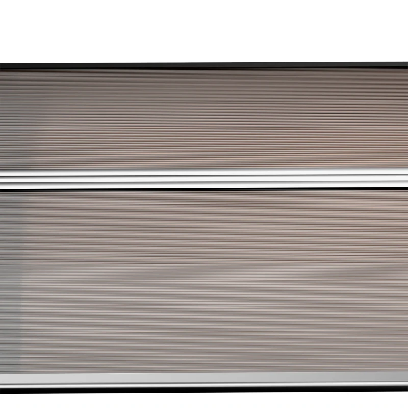 Outsunny Zadaszenie Drzwi, Ochrona przed Deszczem, Wiatrem i Gradem, Poliwęglan, Aluminium, 103 x 96,5 x 27 cm, Brązowy