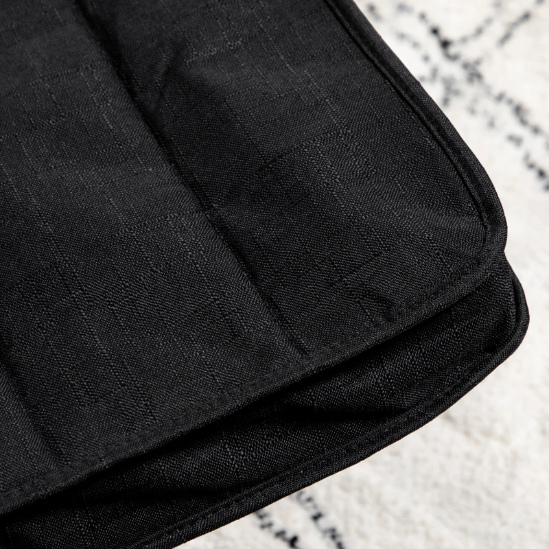 HOMCOM Sillón de Salón con Reposapiés Ajustable Butaca Tapizado en Tela para Oficina Dormitorio 66,5x94x100cm Negro