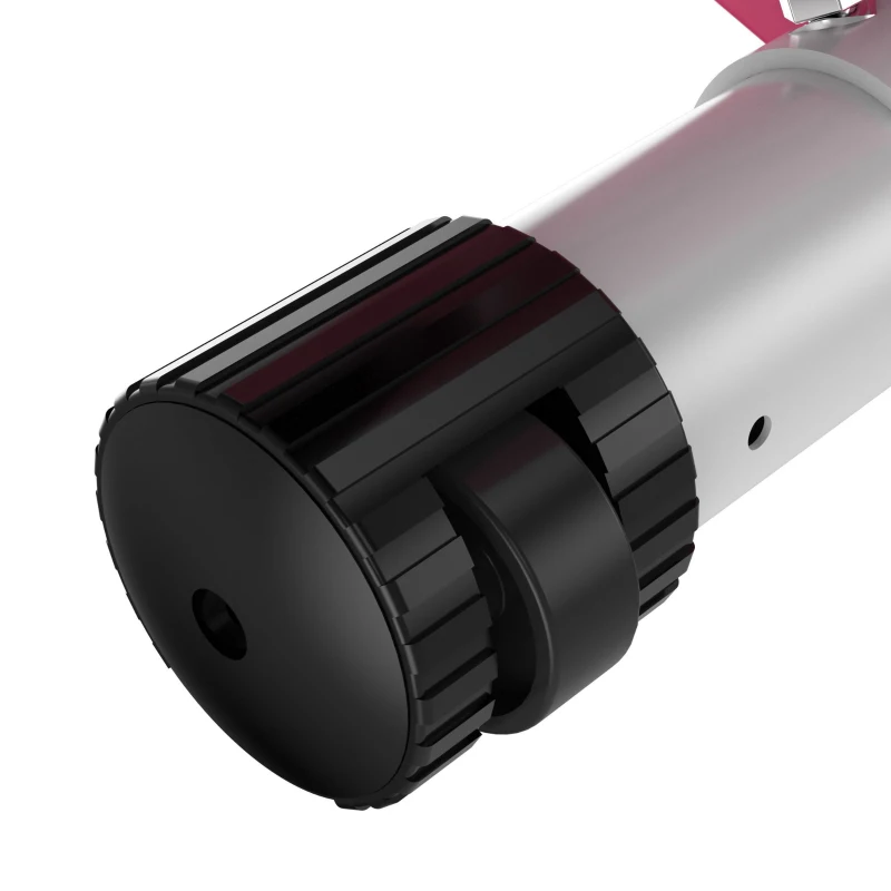 HOMCOM Vélo d'appartement pliable vélo de fitness vélo d'intérieur 8 niveaux de résistance magnétique avec dossier selle réglable écran LCD multifonction capteur fréquence cardiaque rose