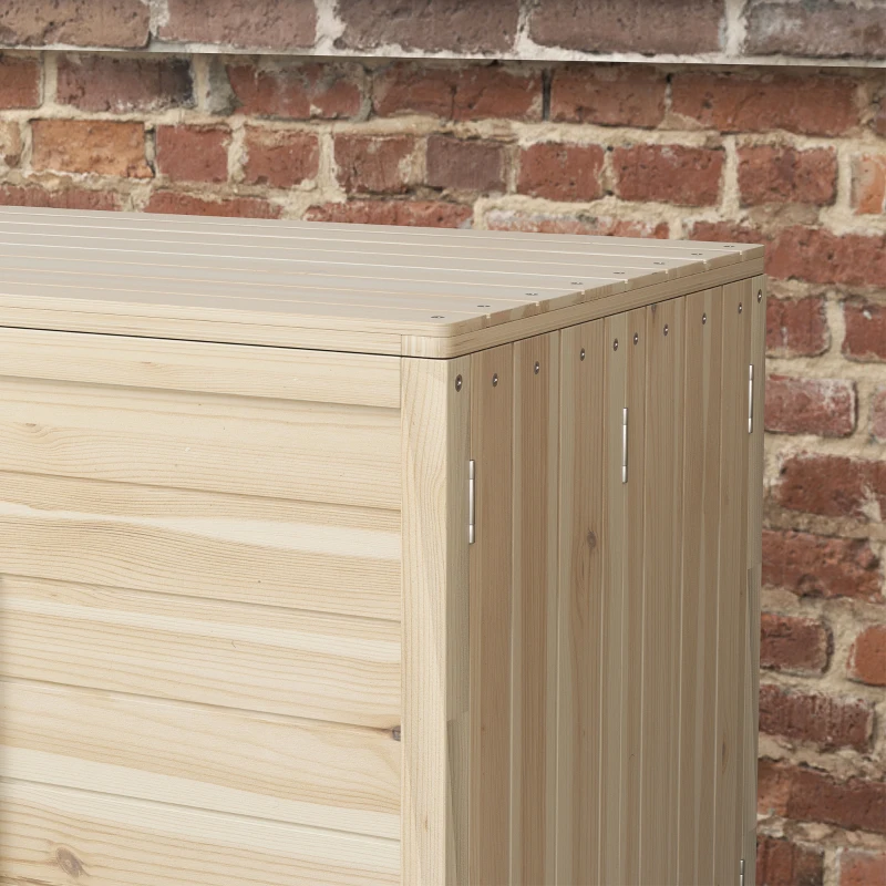 PawHut Kleines Haustierhaus für Katzen und Zwergkaninchen, Haustierhütte, faltbar, Massivholz, 78 x 51 x 62 cm