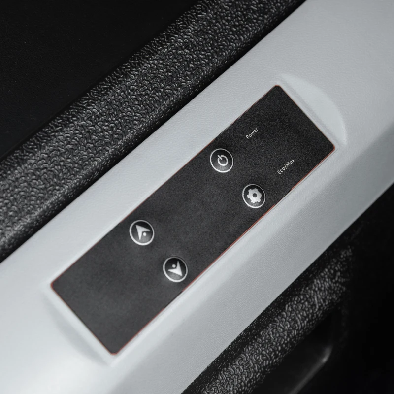 Outsunny 40L Portable Car Refrigerator - Grey and Black