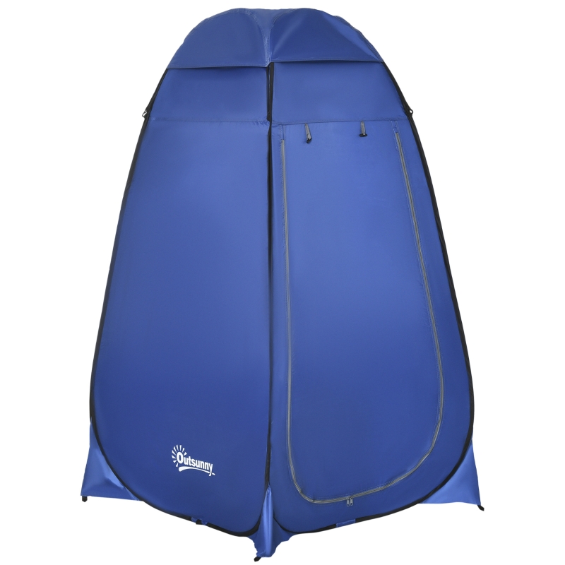 Outsunny Pop-up Toilettenzelt 120 cm x 120 cm x 190 cm