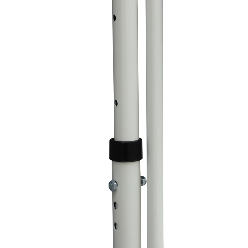Outsunny Store banne Manuel rétractable 2,5L x 1,5l x 2-3H m Inclinaison réglable Installation Rapide métal alu Polyester Bleu Blanc rayé