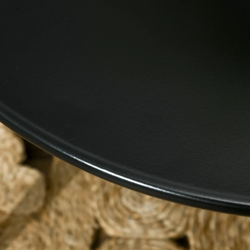 Outsunny Salon de jardin en résine tressée modulable 4 pers. 5 pièces avec 1 canapé 2 fauteuils et 2 tables basses rondes sable