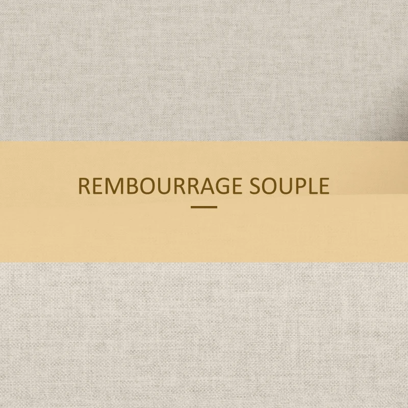 HOMCOM Fauteuil à bascule rocking chair design tissu effet lin accoudoirs cannage style bohème structure en d'hévéa gris clair