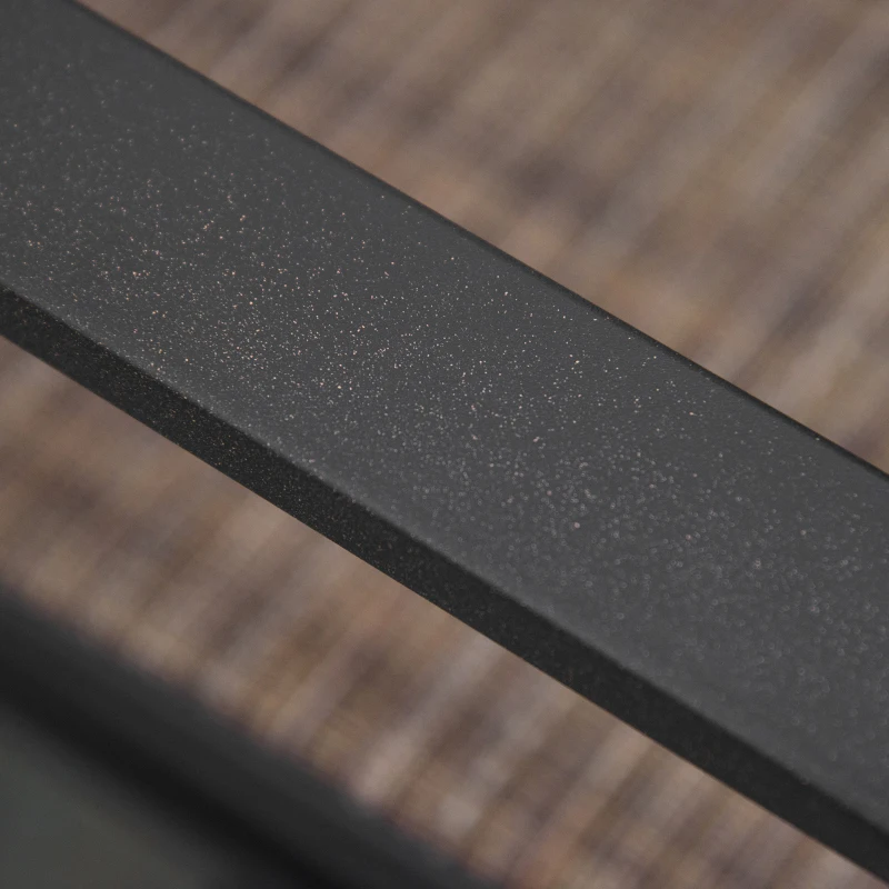 Outsunny Schaukelstuhl Garten Gartenstuhl Relaxstuhl Gartenschaukel Schaukel Stuhl outdoor für Terrasse Balkon Stahl Texteline Braun 62 x 75 x 91,5 cm