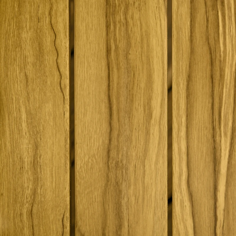 Outsunny Table de camping pique-nique jardin pliable en aluminium avec sac de transport - dim. 116L x 60l x 45H cm bois naturel