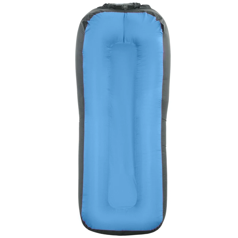 Outsunny Aufblasbarer Sitzsack, wasserdicht, bis 200 kg Tragkraft, 195x83x52cm, Blau