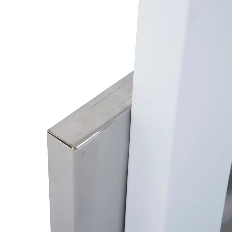 HOMCOM Caminetto a Bioetanolo Realizzato in Acciaio Inossidabile con 1 Serbatoio 0.9LT 75 x 22 x 63cm