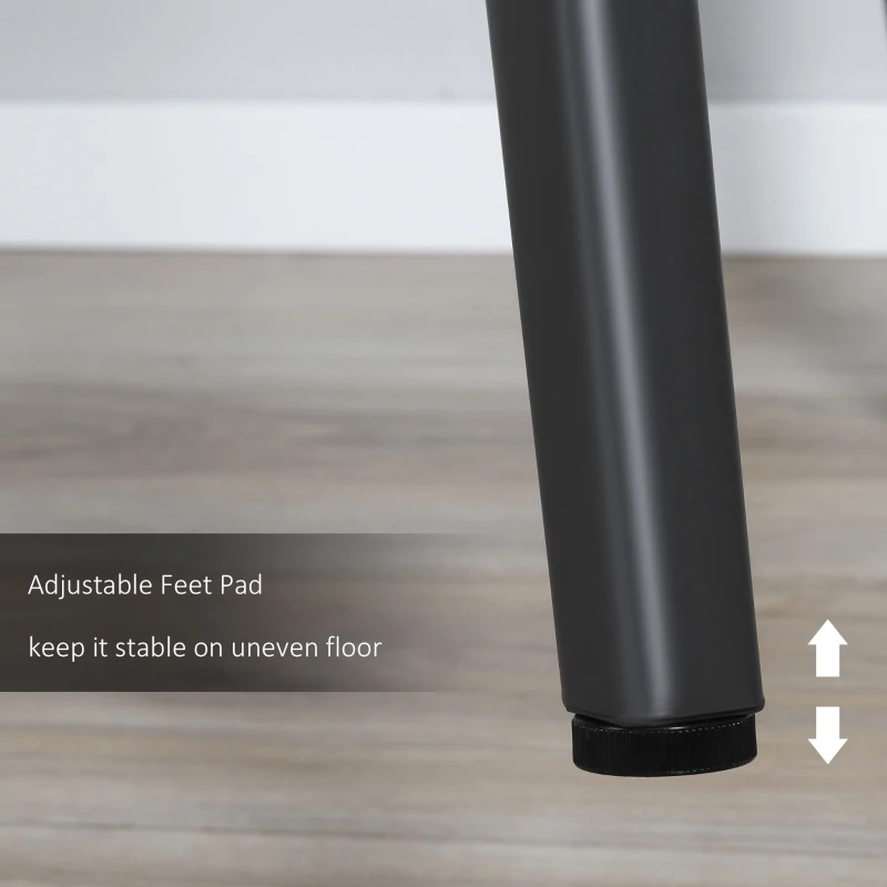 HOMCOM Small Computer Desk with Monitor Stand, Drawer and Storage Compartments, Home Office Desk for Small Spaces, Study Table, Black