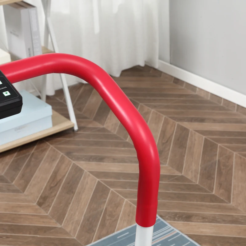 HOMCOM Tapis Roulant Elettrico Professionale Pieghevole Salvaspazio con Schermo LCD, per Casa e Ufficio, Velocità 10km/h