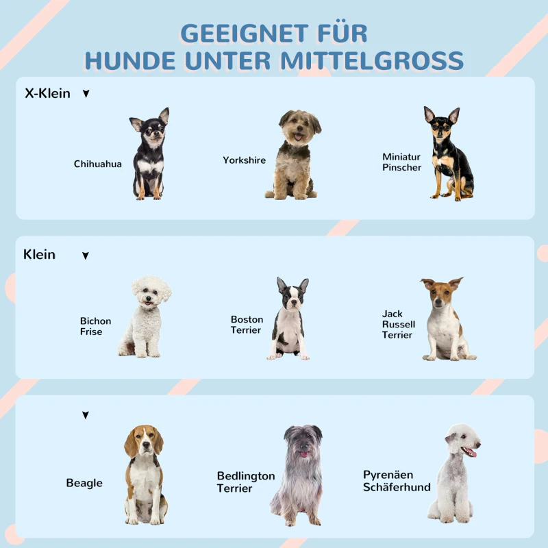 PawHut Hundehütte mit Satteldach, wetterfest, Kunststoff, 65 x 75,7 x 63 cm, Grau(m-7)