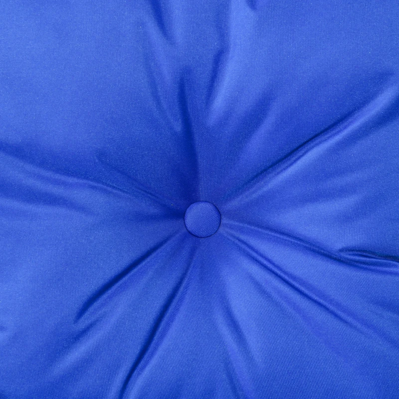 Outsunny 3 Pieces Rattan Bistro Set, Wicker Garden Furniture Set with Storage Coffee Table and Chairs, Thickened Cushions for Outdoor, Patio, Balcony, Blue