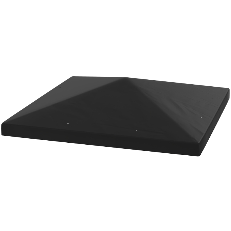 Outsunny 3 x 3(m) Gazebo Frame Replacement - Black