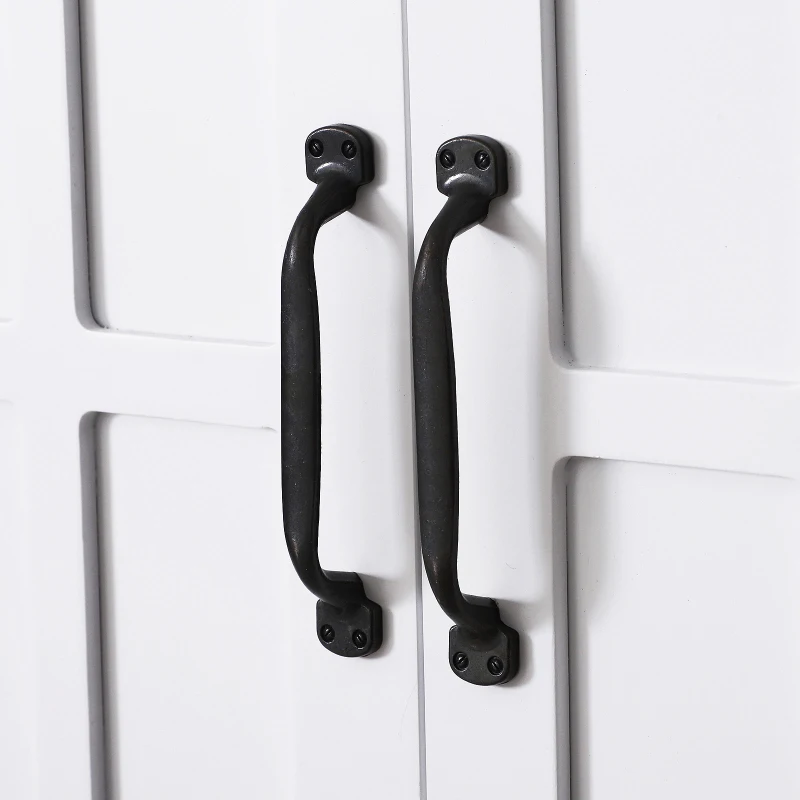 HOMCOM Armoire Haute Murale de Salle de Bain ou WC Placard 2 Portes 2 étagères Niche dim. 60L x 20l x 58H cm MDF Panneaux Particules Blanc