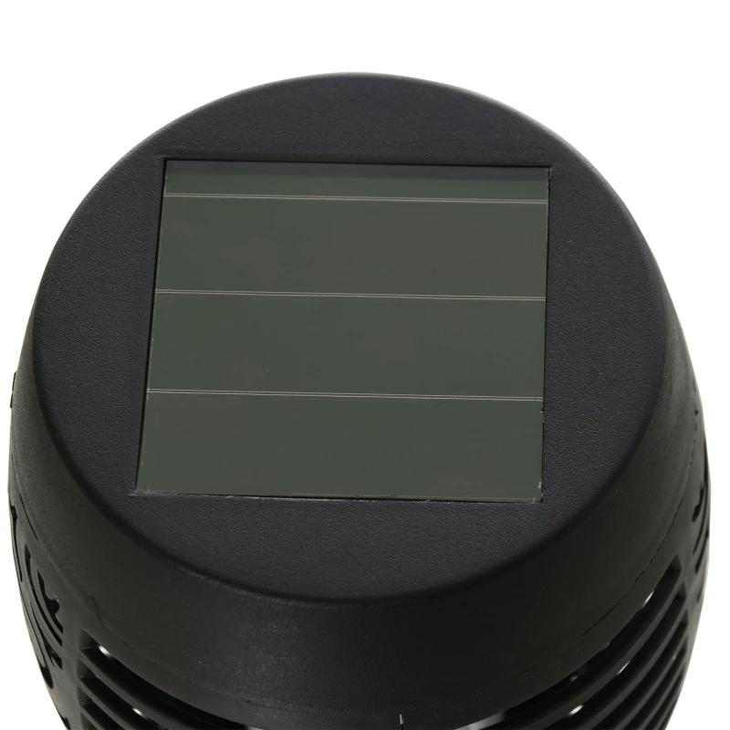 Outsunny Gartenbeleuchtung 4 Stück Solar LED Warmweiß Gartenstrahler mit Erdspieß Stecker IP44 Wasserdichter Gartenleuchte Solar Gartenlampe für Draußen Garten Rasen, Hof