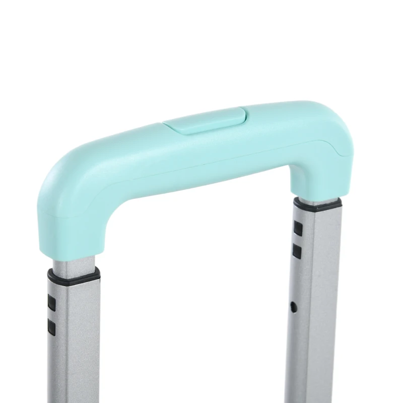 HOMCOM Carrito para Supermercado con 2 Ruedas Longitud de Mango Ajustable Capacidad 32 Litros 41,5x32,5x85 cm Verde