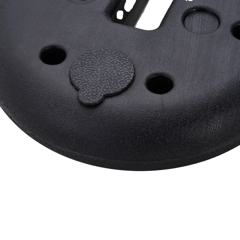 Outsunny Lot de 4 lestages pour parasols dalles de parasol rond pour tonnelle barnum tente à remplir avec 20 kg d'eau / 16 kg de sable dim. Ø 25 x 6H cm HDPE noir