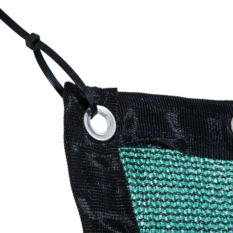 Outsunny Brise-Vue Occultant Vert Polyéthylène 7,6 x 1,83 m