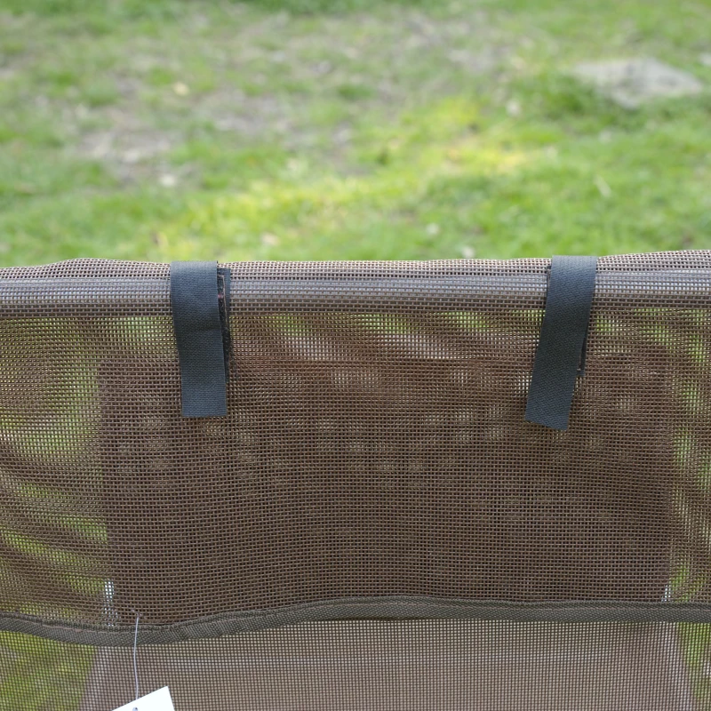 HOMCOM Chaise Longue Pliante Bain de Soleil inclinable transat textilène lit Jardin Plage 182L x 56l x 24,5H cm Chocolat