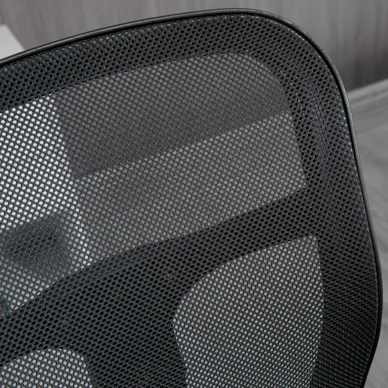 Vinsetto Fauteuil de bureau chaise en maille chaise de bureau assise haute réglable avec repose-pied pivotant à 360 °