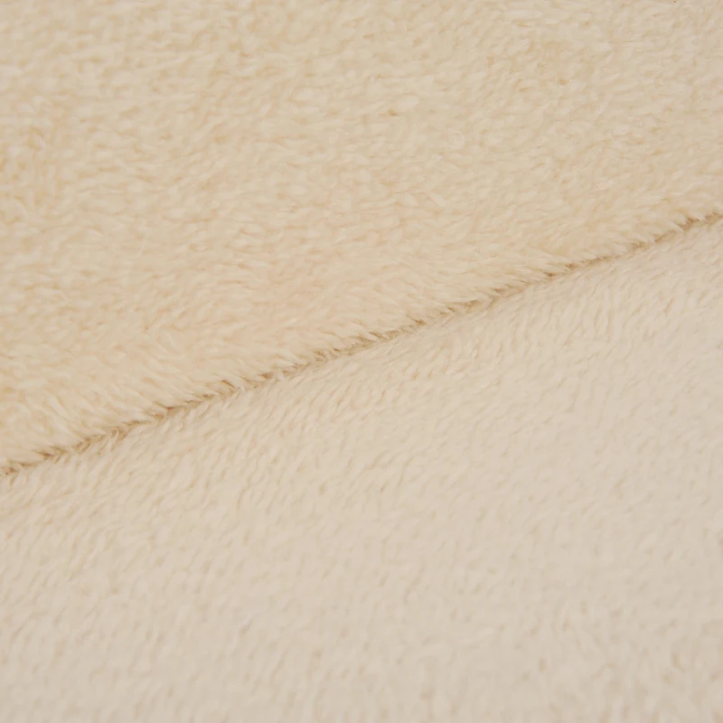 PawHut Scala per Cani e Cuccioli a 3 Gradini Rimovibili e Antiscivolo, Beige e Marrone, 54x40x39cm