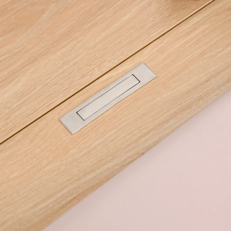 HOMCOM Scrivania Moderna da Disegno con Piano Inclinabile 50° in Metallo Bianco e Legno Truciolato per Ufficio Studio Casa 120x55x76cm