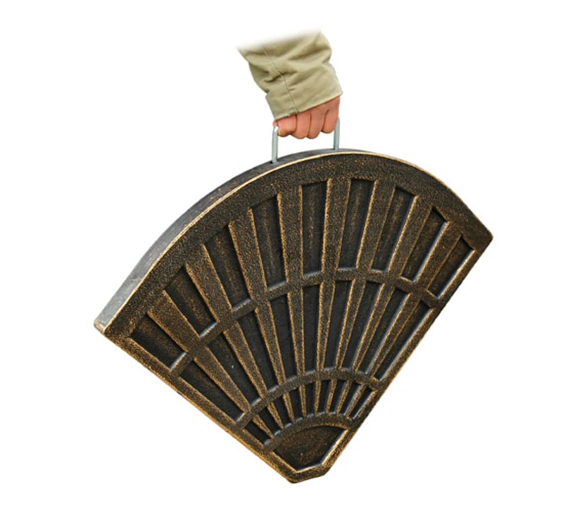 Outsunny Lot de 2 Poids de Lestage pour Parasol de Jardin 65 x 48 x 3,3 cm