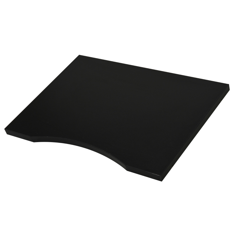 Vinsetto Organiseur bureau bois noir avec 4 couches fournitures support d'imprimante dim. 35,5L x 25l x 28,6H cm