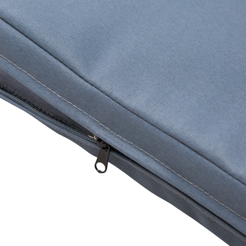 Outsunny Garten Möbelset für 4 Personen Sitzgarnitur, 3 Sofa, Couchtisch, mit Sitzkissen, Kunststoff Rattan, Schwarz