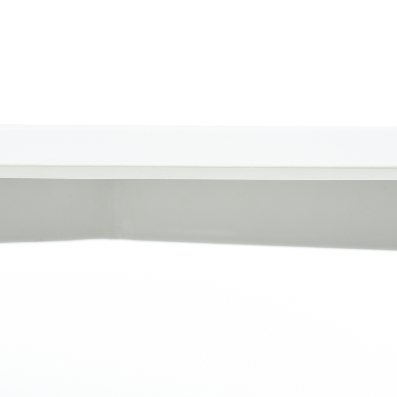 HOMCOM Mesa de Comedor Estilo Nórdico Mesa de Cocina con Patas de Madera de Haya Estructura de Metal 120x60x75 cm Blanco