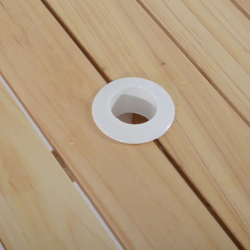 Outsunny Table de Camping Valise en Bois