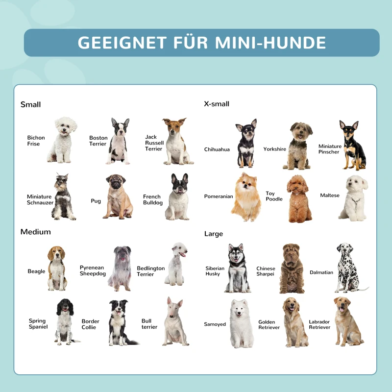 PawHut Hundepool Faltbar Planschbecken für Hunde bis 65 kg Ø120 x 30 cm Rutschfest Hundebadewanne Swimmingpool Schwimmbecken für Hunde und Katzen
