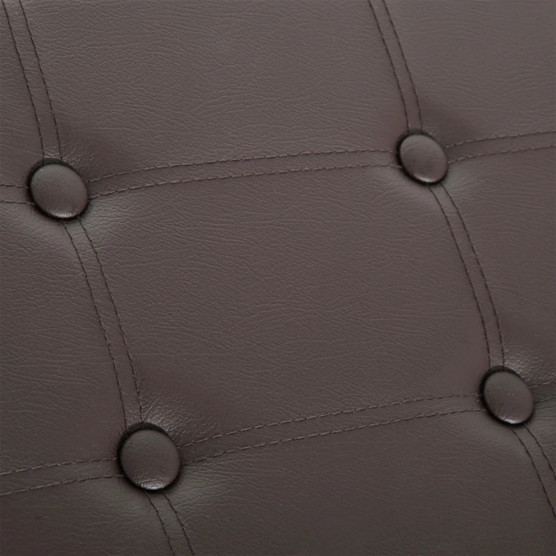 HOMCOM Garderobenständer Kleiderständer mit 5 Haken und Schuhbank mit 2 Ebenen Garderobe aus Metall für Flur, Schlafzimmer, 72,5 x35 x 180cm