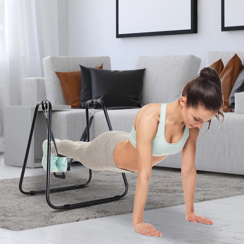 HOMCOM Dip Barren Dipstation bis 120 kg belastbar Fitnessgeräte für Zuhause Parallettes Calisthenics Equipment für Krafttraining