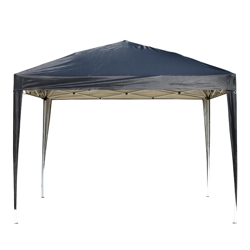 Outsunny Carpa Plegable 3x3m de Jardín Cenador Gazebo para Patio Fiesta Boda Barbacoa con Bolsa