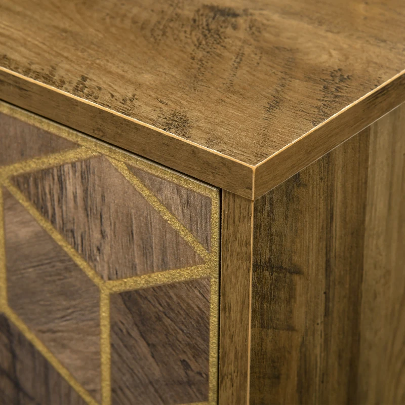 HOMCOM Mobile TV Moderno per TV fino a 65" con 2 Armadietti e 2 Ripiani Aperti, 145x39x55cm