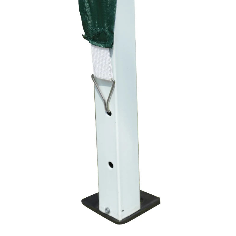 Outsunny Tonnelle tente de réception barnum pop-up pliant 3 x 3 x 2,55 m 4 parois amovibles + sac de transport vert