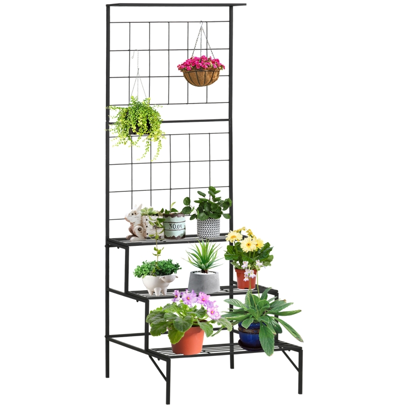 blumenstnder metall und holz DanDiBo Blumenhocker Metall Holz Schwarz Eckig 100 cm Blumenstnder Be   techstudio.ch