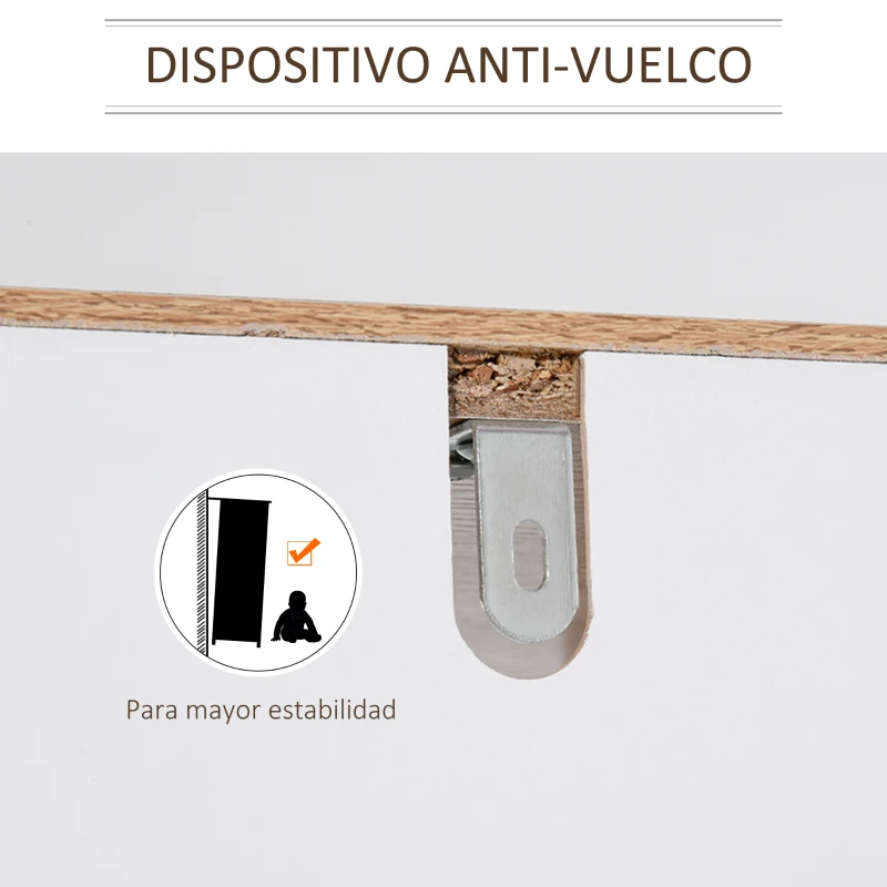 Kleankin Armario Alto para Baño Mueble Columna de Baño con 3 Estantes Abiertos y Armario de Puerta Balda Ajustable Interior Carga Máx. 40kg 35x30x170 cm Blanco