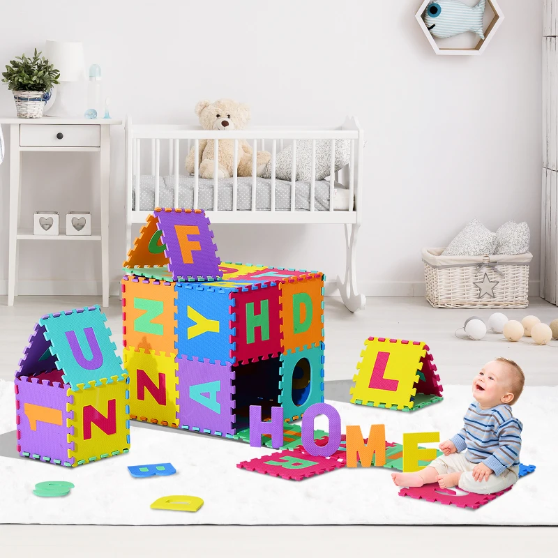 Tapis de sol puzzle mousse 26 pièces alphabet