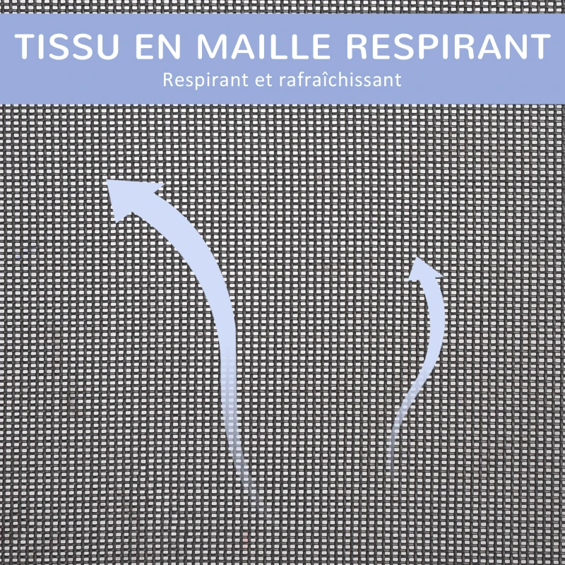 PawHut Lit sur pieds XXL pour chien chat lit de camp animal 92L x 76l x 18H cm bleu marine