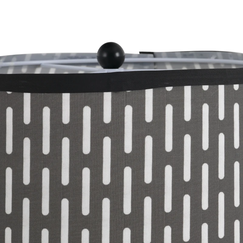 HOMCOM Table de Nuit lampadaire Table d'appoint lampadaire Design Contemporain Prises USB intégrés Noir