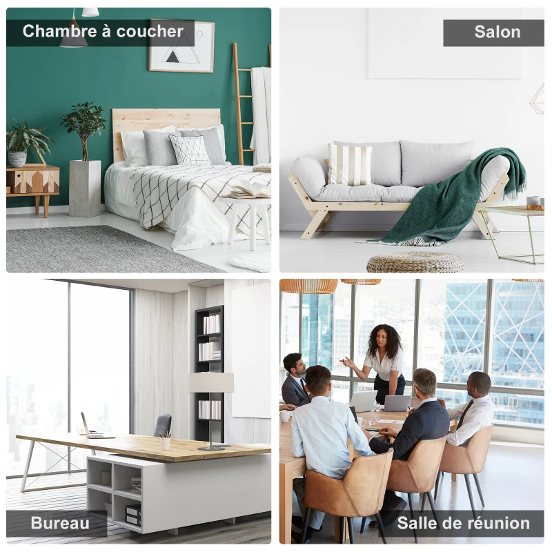 HOMCOM Fauteuil Chesterfield Grand Confort Dossier Assise capitonné avec Boutons Velours Gris