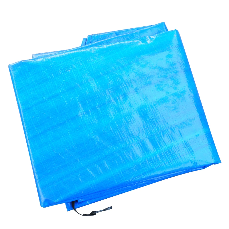 HOMCOM Funda proteccion impermeable para cama elastica trampolines, diametro ø 244cm, Color AZUL