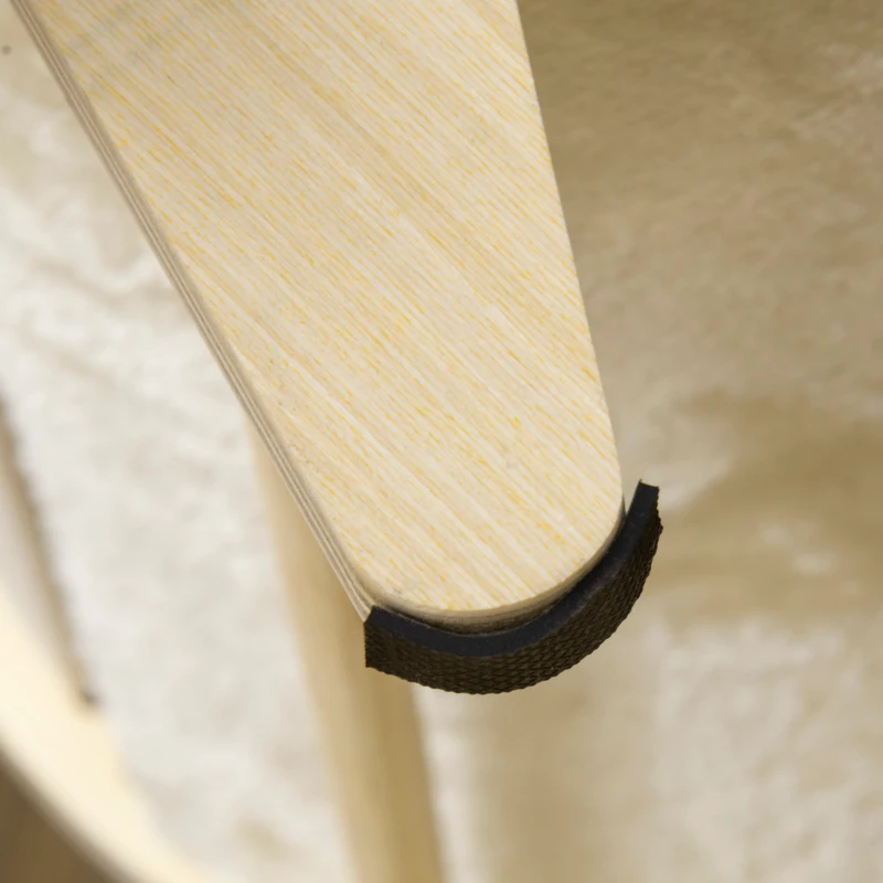 PawHut Maison niche pour chat forme tunnel sur pieds avec coussin douillet amovible - 39 x 40 x 34 cm