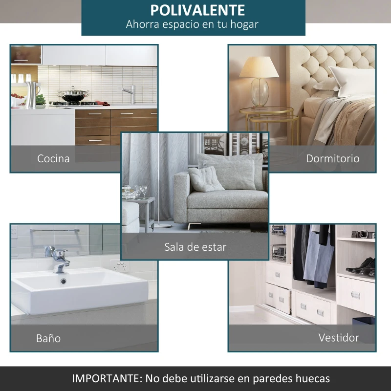 HOMCOM 6FT/183cm Herraje para Puerta Corredera Kit de Puerta Corrediza de Madera con Guía de Suelo Riel de Acero al Carbono Café Oscuro