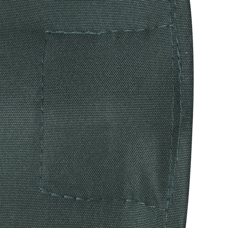 Outsunny Toile de rechange pour pavillon tonnelle tente toit de remplacement gazebo de jardin tissu polyester haute densité 180 g/m² anti-UV 3 x 3 m gris